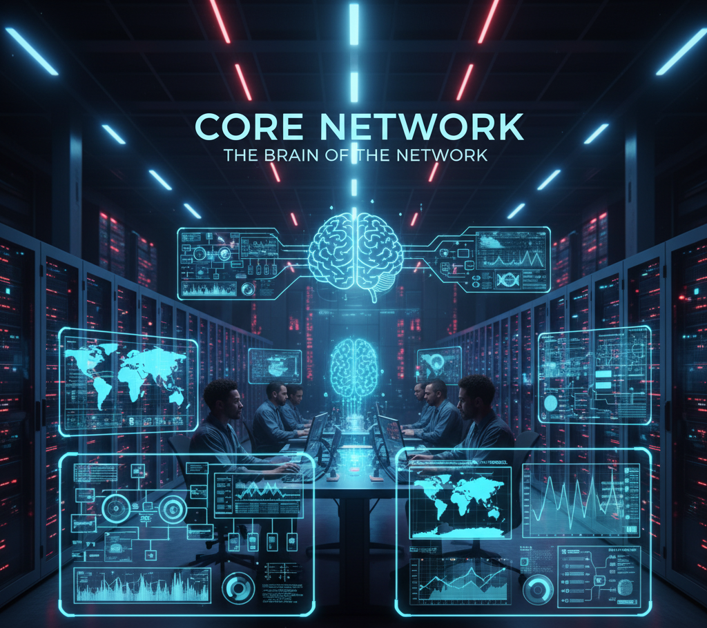 Read more about the article Μπαίνοντας στο «Κέντρο Ελέγχου»: O Εγκέφαλος του Δικτύου (Core Network)