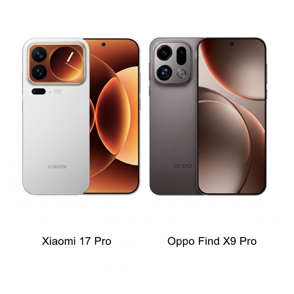 Read more about the article Xiaomi 17 Pro vs OPPO Find X9 Pro: Η μάχη των Android ναυαρχίδων του 2025